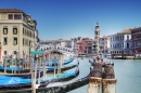 Grand Canal et pont Rialto, Venise