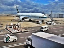 Cathay Pacific à l'aéroport de Kansai, Japon