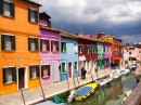 Maisons colorées à Burano, Venise, Italie