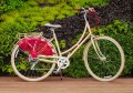 Guarde jupe de vélo faite au crochet
