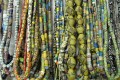Perles traditionnelles en verre du Ghana