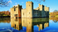 Château de Bodiam, Est de Sussex, Angleterre