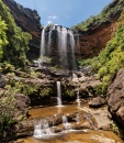 Chutes de Wentworth Haut, Montagnes Bleues, Australie