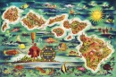 Carte des Iles d'Hawaï