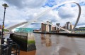 Pont du Millénaire à Gateshead, Newcastle, Angleterre