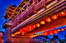 Pont de lanternes Chinoises