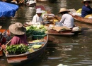 Marché flottant de Damnoen, Thaïlande
