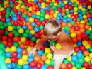 Jeux dans un parc de boules au MacDo