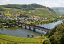 Pont Heritageau-dessus du fleuve de la Moselle