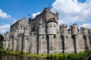 Château Gravensteen à Gand, Belgique