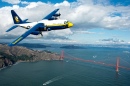 Blue Angels C-130 Hercules au-dessus de San Francisco