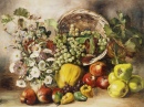 Nature morte avec un panier de fruits