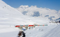 Glacier Express près de Hospental, Suisse