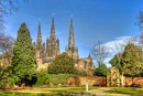 Jardins de Remembrance, Lichfield, Angleterre