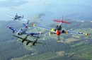 A-10, F-86, P-38 & P-51 Heritage Formation