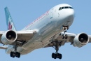 Boeing 767-200 d'Air Canada attérrissant à Toronto