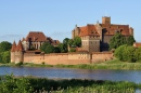 Panorama du château de Malbork, Pologne
