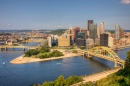 Centre-ville de Pittsburgh, vu du Mont Washington