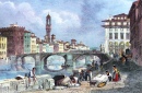 Pont Santa Trinita de Florence, Italie