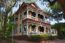 Maison en pin d'épice à Savannah Georgia