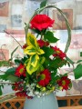 Arrangement de fleurs moyen