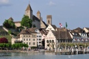 Aux alentours du port de Rapperswil, Suisse