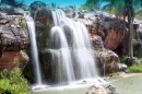 Petites cascades à Monroe, Floride
