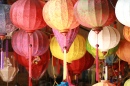 Lanternes Vitnamiennes colorées