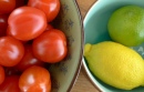 Tomates, citron et lime