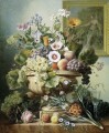 Nature morte avec des fleurs et des fruits