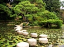Jardins, sanctuaire Heian, Kyoto, Japon