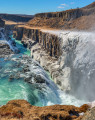 Les cascades de Raging Gullfoss, Islande
