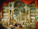 Gallerie avec des vues de la Rome moderne