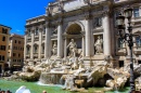 La fontaine de Trevi, Rome