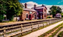 Gare ferroviaire de Hadlow, Angleterre