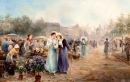 Le marché aux fleurs