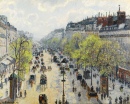 Boulevard Montmartre un matin de printemps