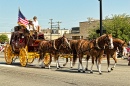Attelage d'étape, Défilé du festival de la liberté, Edmond Oklahoma