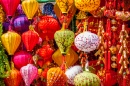 Lanternes Vietnamiennes colorées
