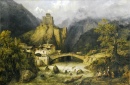 Château des terres de Landeck dans le Tyrol
