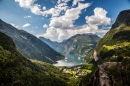 Village de Geiranger en Norvège