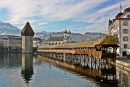 Pont de la chapelle, Luzerne, Suisse
