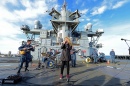 A bord du USS Mount Whitney