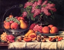 Nature morte avec des fruits, des noix et des Lilas