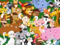 Animaux de dessins animés