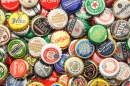 Collection de capsules de bouteilles de bière