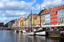 Front de mer de Nyhavn, Copenhague, Danemark