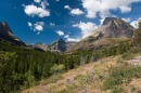 Looking Back at Swiftcurrent Pass