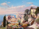 Vue de Taormina, Sicile
