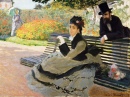 Camille Monet au jardin d'Argenteuil
